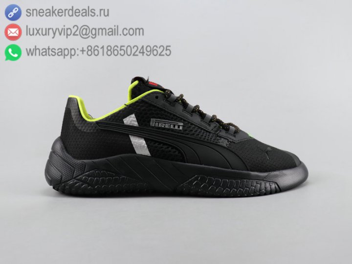 Puma Replicat x Pirelli Low Mesh Men Running Shoes All Black Size 40-45